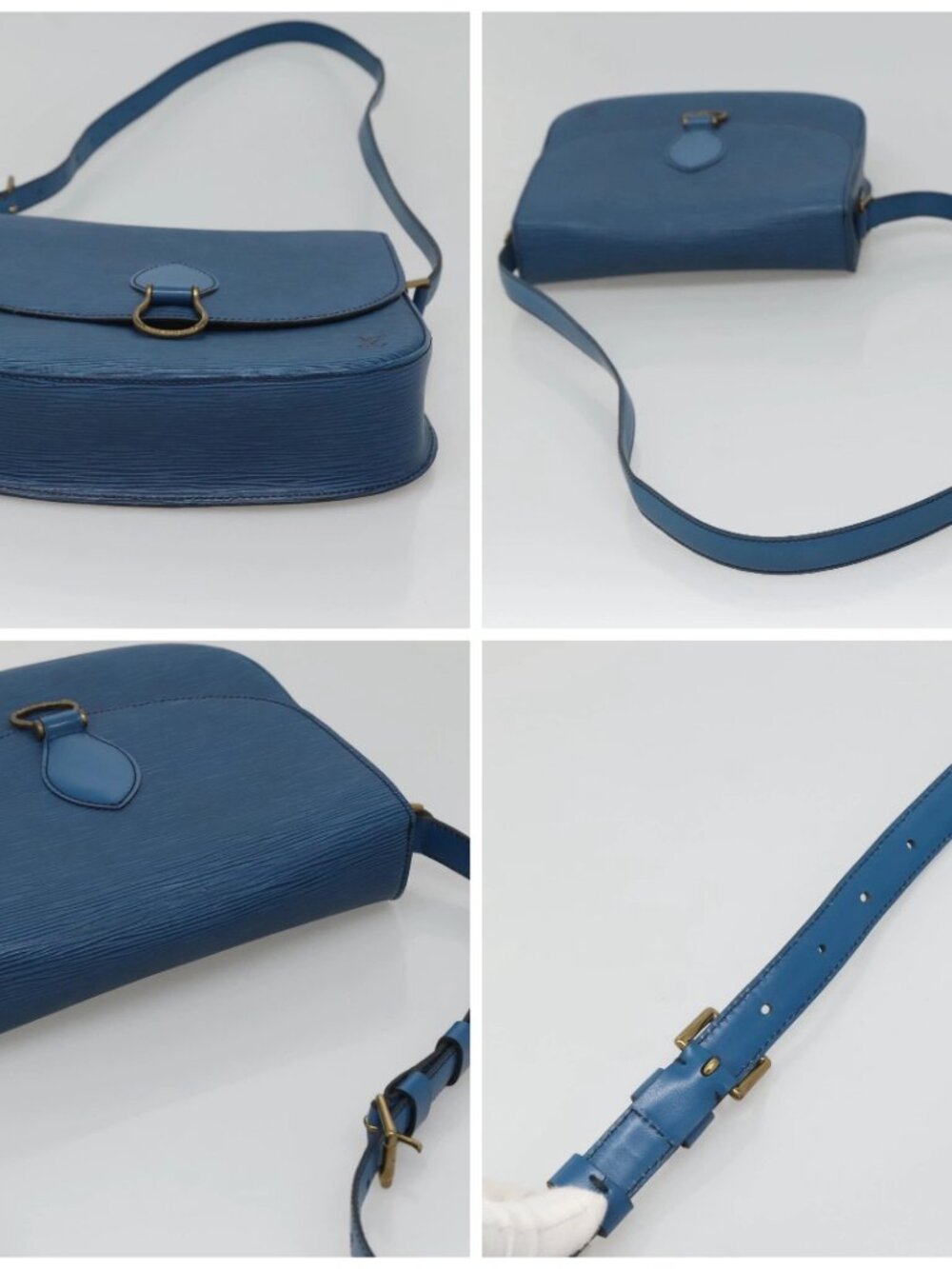LOUIS VUITTON Epi Saint Cloud GM Shoulder Bag Toledo Blue - Picture 16 of 16
